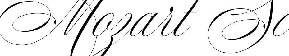 Mozart Script Thin Font Download Free